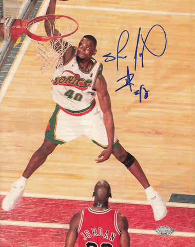 Shawn Kemp Autographed Signed 8x10 Photo Seattle Supersonics MCS Holo #87408