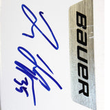 Jonas Johansson Autographed/Signed Colorado Avalanche Hockey Stick Goalie 59455