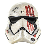 John Boyega Autographed Star Wars First Order Stormtrooper Bloody Helmet FN-2187