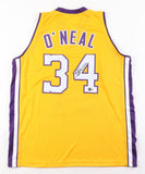 Shaquille O'Neal Signed Los Angeles Lakers Jersey (Beckett) 4xNBA Champion Centr
