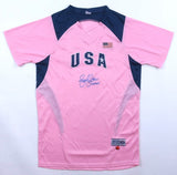 Jennie Finch Signed 2004 Team USA Jersey inscribed "04 US Gold" Sports Integrity