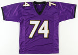 Michael Oher Signed Baltimore Ravens Jersey (JSA) Super Bowl XLVII Champion