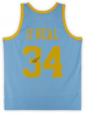 Shaquille O'Neal Lakers Signed Mitchell & Ness Light Blue 01-02 Swingman Jersey