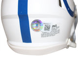 Lenny Moore Autographed Indianapolis Colts Speed Mini Helmet Beckett 37331