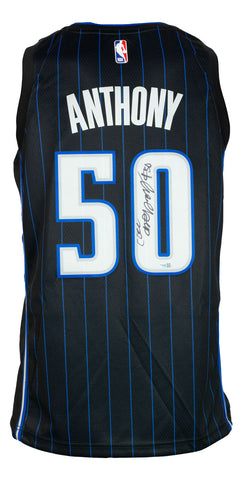 Cole Anthony Signed Orlando Magic Black Nike Swingman Basketball Jersey Fanatics