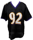 Haloti Ngata Signed Black Custom Football Jersey Ravens Beckett 186208
