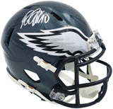 DESEAN JACKSON AUTOGRAPHED EAGLES GREEN SPEED MINI HELMET BECKETT WITNESS 243638