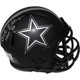 Bob Lilly Autographed Dallas Cowboys Eclipse Mini Helmet w/insc BAS 40057