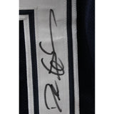 Deion Sanders Autographed/Signed Pro Style Blue Jersey Beckett 25064