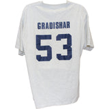Randy Gradishar Signed Broncos Celebrity All-Stars 2XL White Shirt Beckett 52852