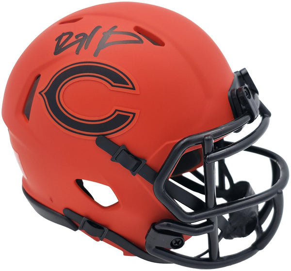 DEVIN HESTER AUTOGRAPHED BEARS RAVE ORANGE MINI HELMET BECKETT WITNESS 244041