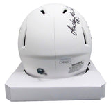 Jordan Mailata Autographed Mini Lunar Eclipse Football Helmet Eagles JSA 183539