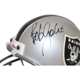 Dave Casper & Bob Golic Signed Raiders VSR4 Replica Mini Helmet BAS 44153