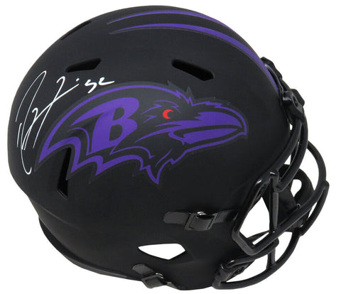 Ray Lewis Signed Baltimore Ravens Eclipse Riddell F/S Speed Replica Helmet - SS