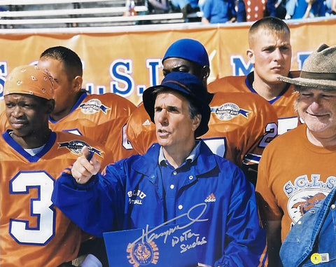 Henry Winkler Autographed/Signed The Water Boy 16x20 Photo Beckett 40574