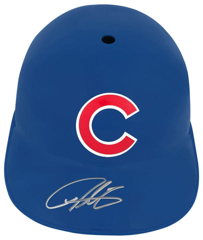 Derrek Lee Signed Chicago Cubs Souvenir Replica Batting Helmet - (SCHWARTZ COA)