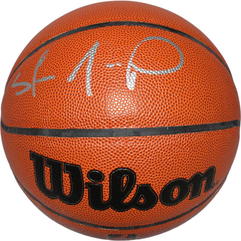 Shawn Kemp Autographed/Signed Seattle Super Sonics Basketball BAS 42562