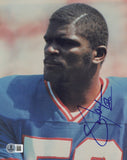Lawrence Taylor Autographed 8x10 Photo New York Giants Beckett BAS QR #BS12763
