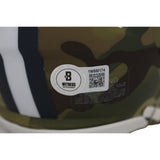 Tony Dorsett Signed Dallas Cowboys Camo Mini Helmet Beckett 45949