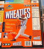 Albert Pujols Autographed Wheaties Box St Louis Cardinals Lighted Framed BAS COA