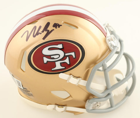 Nick Bosa Signed 49ers Mini Helmet (Beckett) 2019 San Francisco 1st Rd Pick #2.