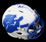 Kerryon Johnson Signed Detroit Lions Speed AMP Mini Helmet - "MoTown's Finest"