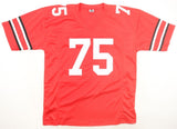 Orlando Pace Signed Ohio State Buckeyes Jersey (Beckett) 1996 Big 10 MVP / Rams