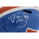 Ed McCaffrey Rod Smith Autographed Denver Broncos F/S 75-96 Helmet Beckett 56359
