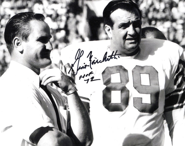 Gino Marchetti Autographed 8x10 Photo Baltimore Colts "HOF 72" SKU #245944