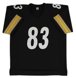 Heath Miller Authentic Signed Black Pro Style Jersey Autographed BAS Witnessed