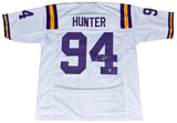 Danielle Hunter Signed LSU Tigers White Jersey (Beckett) Minnesota Vikings D.E