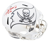 Buccaneers Ronde Barber "HOF 23" Signed STS III F/S Speed Rep Helmet BAS Wit