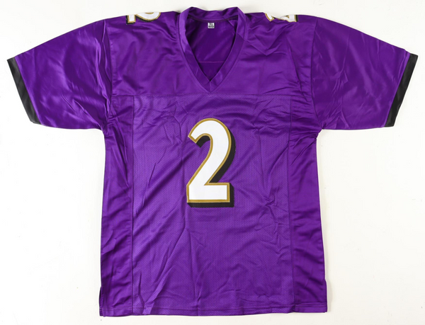 Nate Wiggins Signed Baltimore Ravens Jersey (JSA COA) 2024 1st Nate Wiggins Signed Baltimore Ravens Jersey (JSA COA) 2024 1st