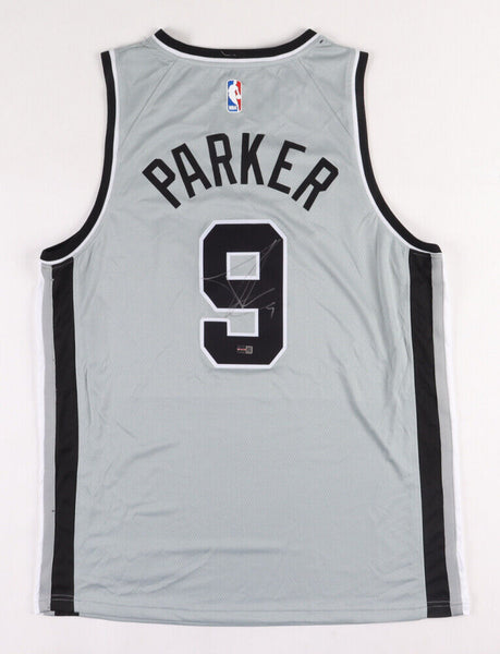 Tony Parker Signed San Antonio Spurs Nike Jersey (Steiner Holo) 6xNBA All-Star