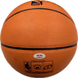 Tim Duncan Tony Parker signed Basketball PSA/DNA Spurs autographed