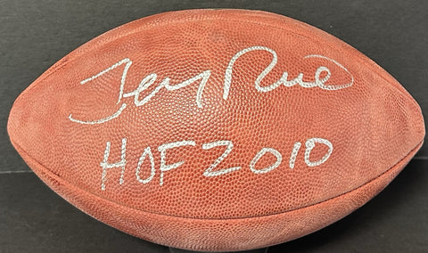 Jerry Rice Signed Wilson Pro Duke Football SF 49ers HOF 2010 Auto Fanatics COA