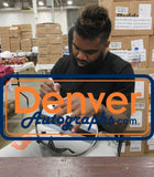 Ezekiel Elliott Signed Dallas Cowboys Authentic Lunar Speed Helmet Beckett 37025