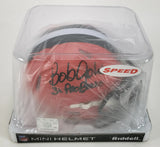 Bob Golic "3x Pro Bowls" Signed Cleveland Browns Speed Mini Helmet (JSA COA)