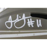 Julio Jones Autographed Atlanta Falcons F/S 22 STS Helmet Beckett Witness 56464