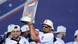 Marcus Semien Signed New York Mets Orange Jersey (Beckett) 2023 World Champion