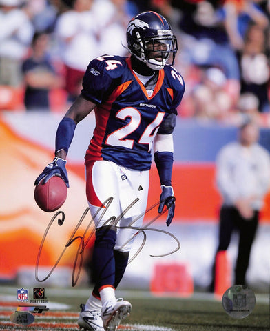 Champ Bailey Autographed/Signed Denver Broncos 8x10 Photo DEN 33843