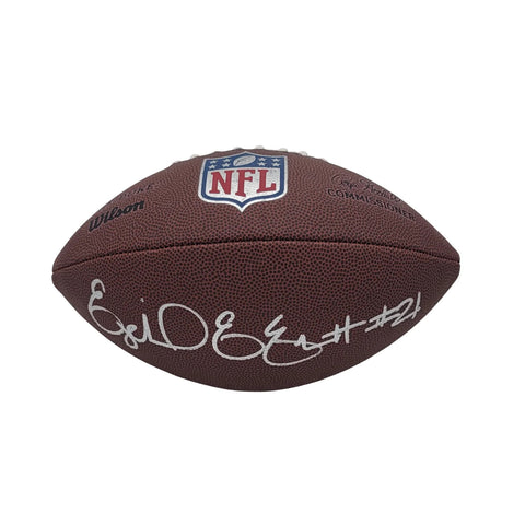 Ezekiel Elliott Signed Dallas Cowboys Duke Replica Football Beckett Witnessed