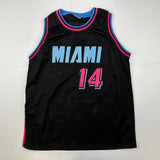 Autographed/Signed Tyler Herro Miami Black Vice City Basketball Jersey JSA COA