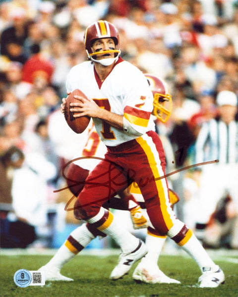 Redskins Joe Theismann Authentic Signed 8x10 Vertical Photo BAS #BR29356