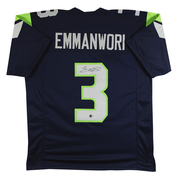Nick Emmanwori Authentic Signed Navy Pro Style Jersey Autographed BAS Witnessed