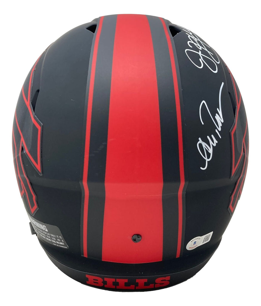 Kelly Thomas Reed Signed Buffalo Bills FS Eclipse Replica Speed Helmet ...