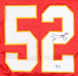 Creed Humphrey Signed Kansas City Chiefs Jersey (Beckett) 2xSuper Bowl Champion