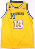 Moritz Wagner Signed Michigan Wolverines Jersey (PSA) Lakers 1st Round Pick 2018