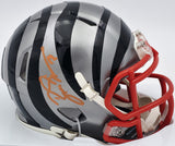 Boomer Esiason Autographed Bengals Flash Speed Mini Helmet Beckett WZ53641