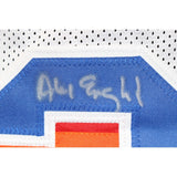 Alex English Autographed Pro Style White XL Jersey HOF Beckett Witness 51633